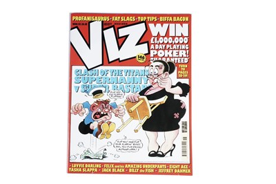Lot 411 - Original cover artwork for Viz Comic