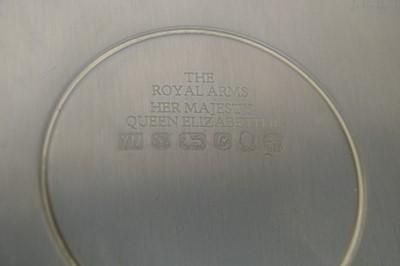 Lot 250 - A Queen Elizabeth II Silver Jubilee silver plate