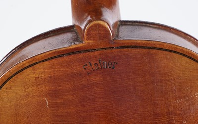Lot 351 - Stainer model violin