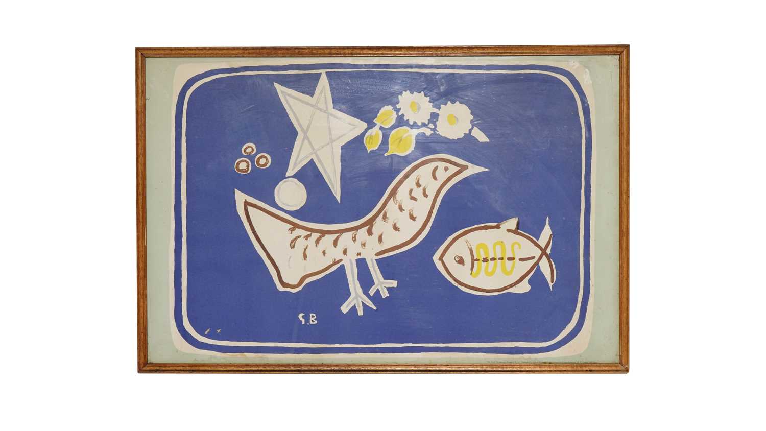 Lot 128 - Georges Braque - The Bird | lithograph