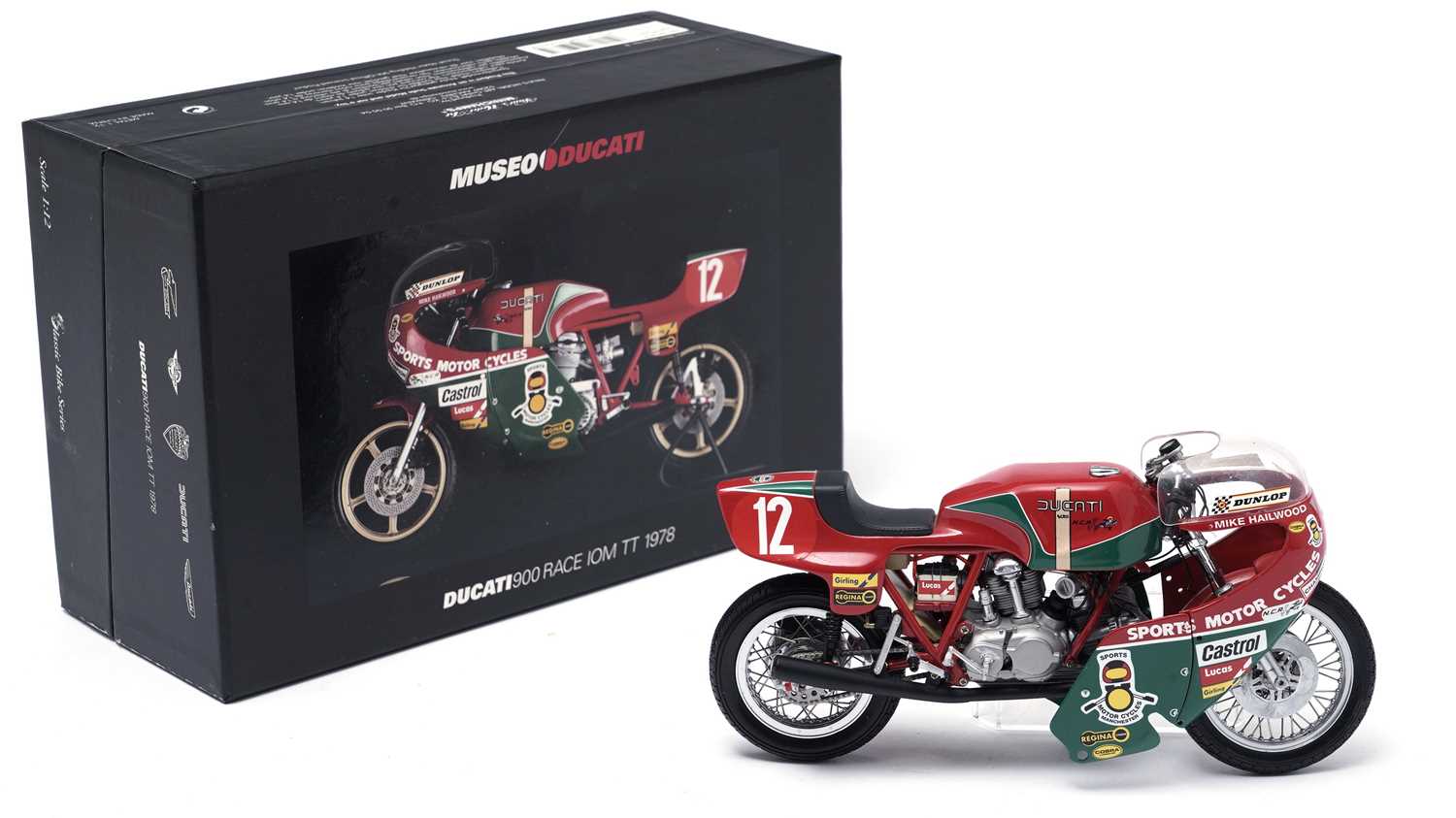 ★美品★minichampsDUCATI900 RACE IOM TT 1978 Lot 909 - Minichamps Ducati 900 Race IOM TT 1978