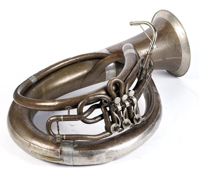 Lot 9 - Brass Helicon BBb tuba