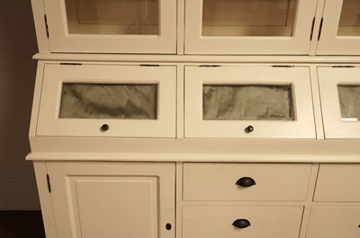 Lot 16 - A large modern grocers cabinet
