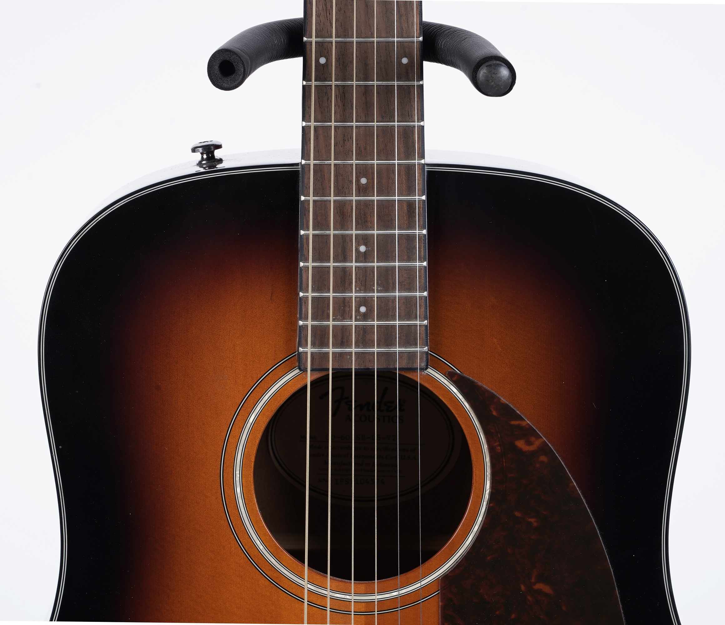 Lot 380 - Fender CD-60 SB-DS-V2 dreadnought acoustic
