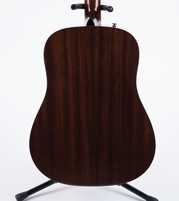 Lot 380 - Fender CD-60 SB-DS-V2 dreadnought acoustic guitar and case