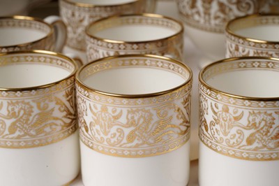 Lot 309 - A Wedgwood ‘Gold Florentine’ tea and dinner service