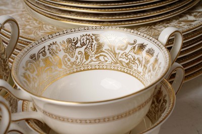 Lot 309 - A Wedgwood ‘Gold Florentine’ tea and dinner service