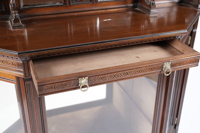 Lot 61 - A Victorian Aesthetic period oak credenza, stamped Gillow & Co