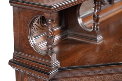Lot 61 - A Victorian Aesthetic period oak credenza, stamped Gillow & Co