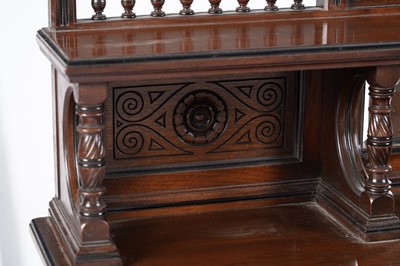 Lot 61 - A Victorian Aesthetic period oak credenza, stamped Gillow & Co