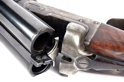Lot 366 - Belgian 12-bore double barrel shotgun