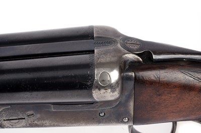 Lot 366 - Belgian 12-bore double barrel shotgun