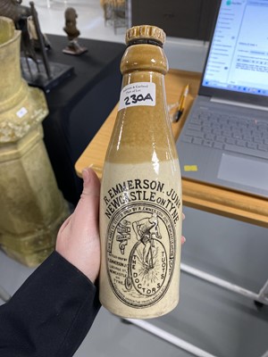 Lot 230 - A collection of 19th Century stoneware bottles and jars