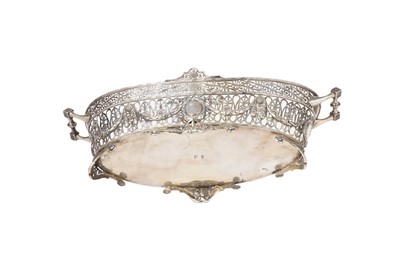 Lot 1407 - A late 19th Century Continental silver jardinière