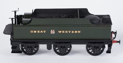 Lot 112 - A metal kit-built 0-gauge 4-4-0 locomotive and six-wheel tender