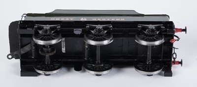 Lot 112 - A metal kit-built 0-gauge 4-4-0 locomotive and six-wheel tender