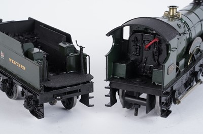 Lot 112 - A metal kit-built 0-gauge 4-4-0 locomotive and six-wheel tender