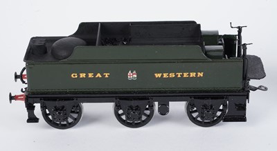 Lot 112 - A metal kit-built 0-gauge 4-4-0 locomotive and six-wheel tender