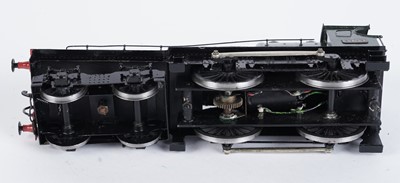 Lot 112 - A metal kit-built 0-gauge 4-4-0 locomotive and six-wheel tender