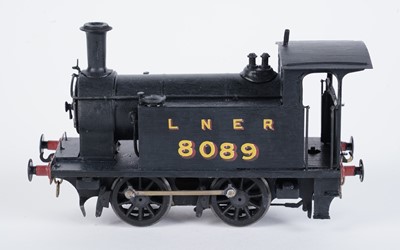 Lot 137 - A metal kit-built 0-gauge 0-4-0 locomotive