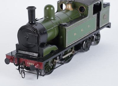 Lot 166 - A metal kit-built 0-gauge 0-4-4 locomotive