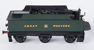 Lot 169 - A metal kit-built 0-gauge 4-4-2 locomotive and six-wheel tender