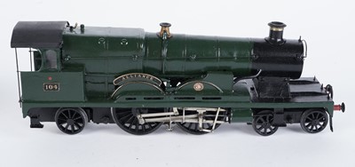Lot 169 - A metal kit-built 0-gauge 4-4-2 locomotive and six-wheel tender