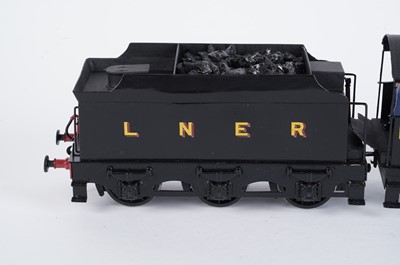 Lot 171 - A metal kit-built 0-gauge 4-6-0 locomotive and six-wheel tender