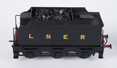 Lot 171 - A metal kit-built 0-gauge 4-6-0 locomotive and six-wheel tender