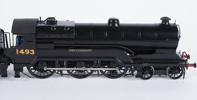 Lot 171 - A metal kit-built 0-gauge 4-6-0 locomotive and six-wheel tender