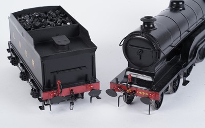 Lot 171 - A metal kit-built 0-gauge 4-6-0 locomotive and six-wheel tender