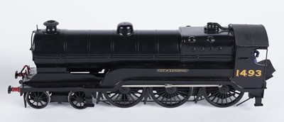 Lot 171 - A metal kit-built 0-gauge 4-6-0 locomotive and six-wheel tender