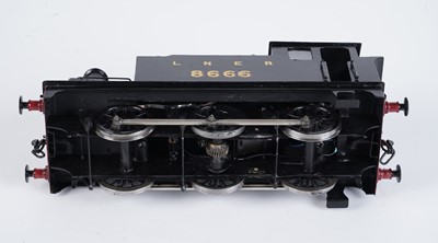 Lot 195 - A metal kit-built 0-gauge 0-6-0 locomotive