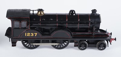 Lot 213 - A metal kit-built 0-gauge 4-4-0 locomotive and six-wheel tender