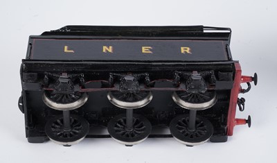 Lot 213 - A metal kit-built 0-gauge 4-4-0 locomotive and six-wheel tender