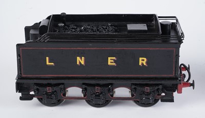 Lot 213 - A metal kit-built 0-gauge 4-4-0 locomotive and six-wheel tender