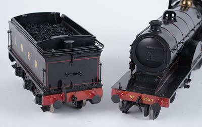 Lot 213 - A metal kit-built 0-gauge 4-4-0 locomotive and six-wheel tender