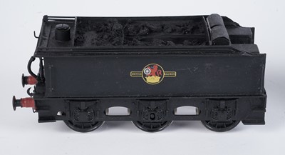 Lot 215 - A metal kit-built 0-gauge 0-6-0 locomotive and six-wheel tender