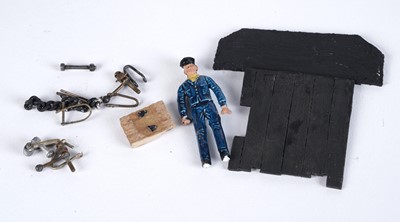 Lot 215 - A metal kit-built 0-gauge 0-6-0 locomotive and six-wheel tender