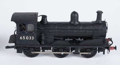 Lot 215 - A metal kit-built 0-gauge 0-6-0 locomotive and six-wheel tender