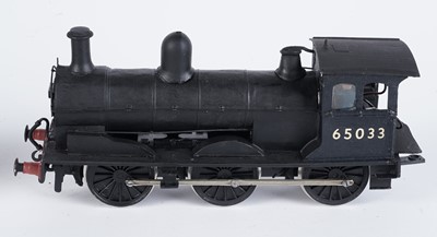 Lot 215 - A metal kit-built 0-gauge 0-6-0 locomotive and six-wheel tender