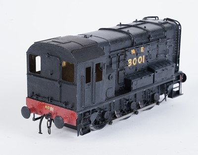 Lot 222 - A metal kit-built 0-gauge 0-6-0 diesel shunter