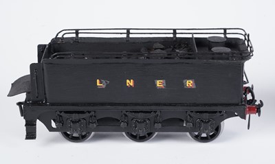 Lot 236 - A metal kit-built 0-gauge 4-4-0 locomotive and six-wheel tender