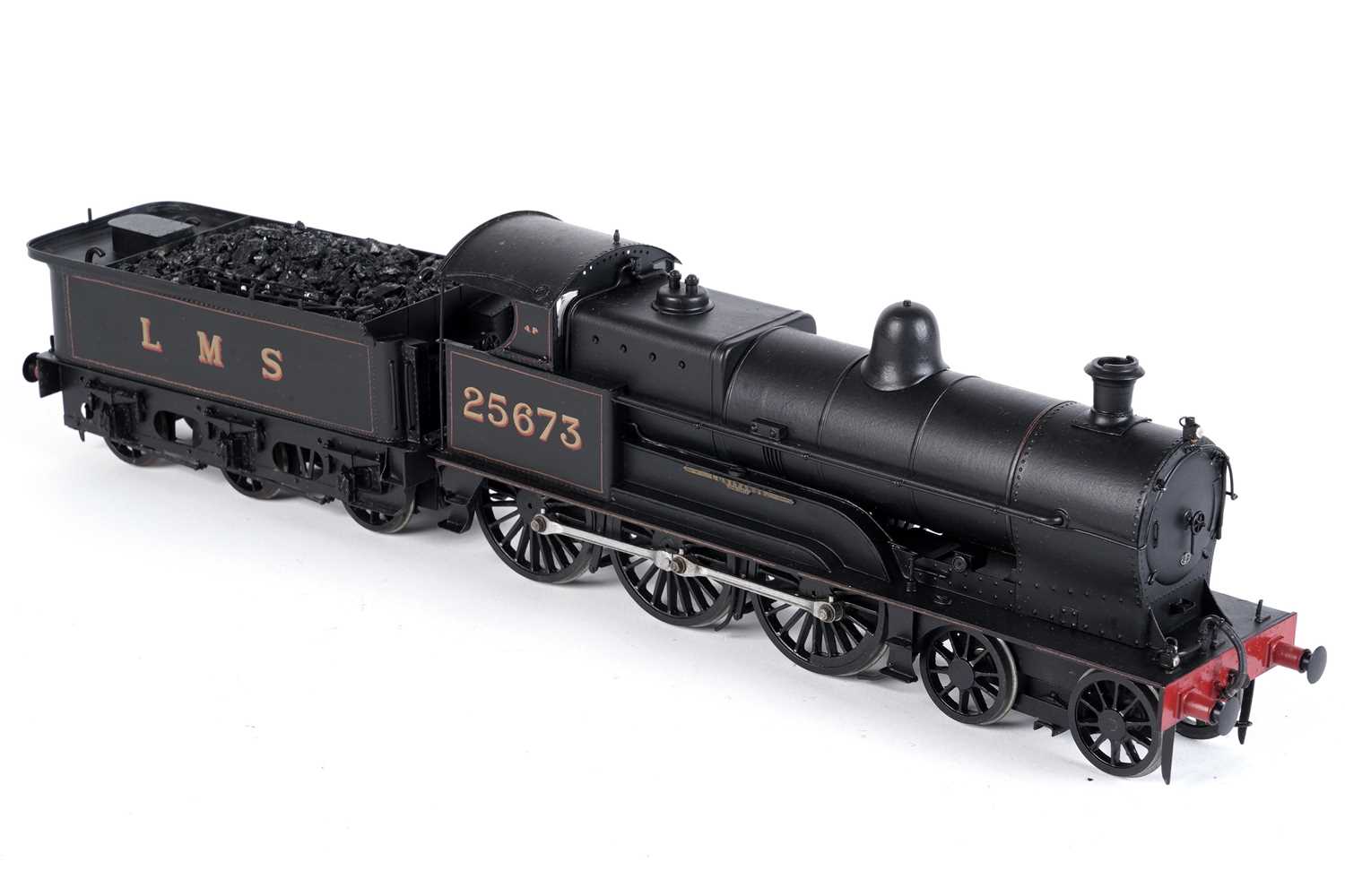 Lot 245 - A metal kit-built 0-gauge 4-6-0 locomotive and six-wheel tender