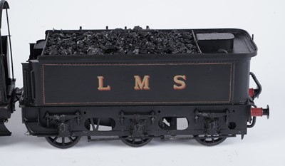 Lot 245 - A metal kit-built 0-gauge 4-6-0 locomotive and six-wheel tender