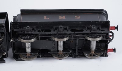 Lot 245 - A metal kit-built 0-gauge 4-6-0 locomotive and six-wheel tender