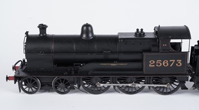 Lot 245 - A metal kit-built 0-gauge 4-6-0 locomotive and six-wheel tender