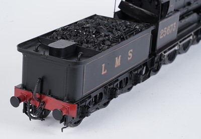 Lot 245 - A metal kit-built 0-gauge 4-6-0 locomotive and six-wheel tender