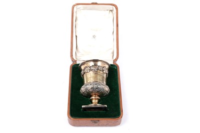 Lot 1520 - A late George III goblet