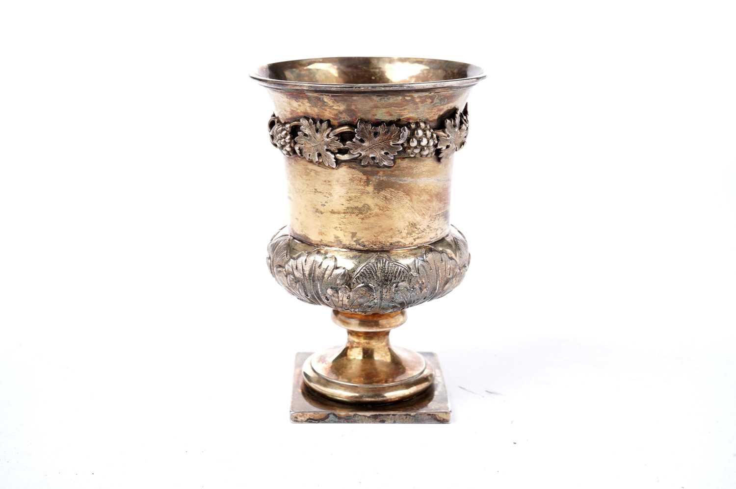 Lot 1520 - A late George III goblet